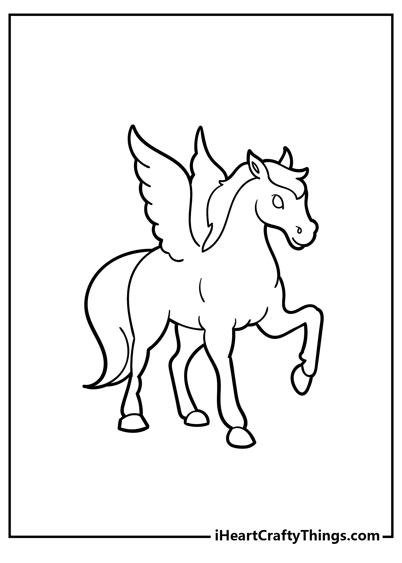 pegasus pictures to color