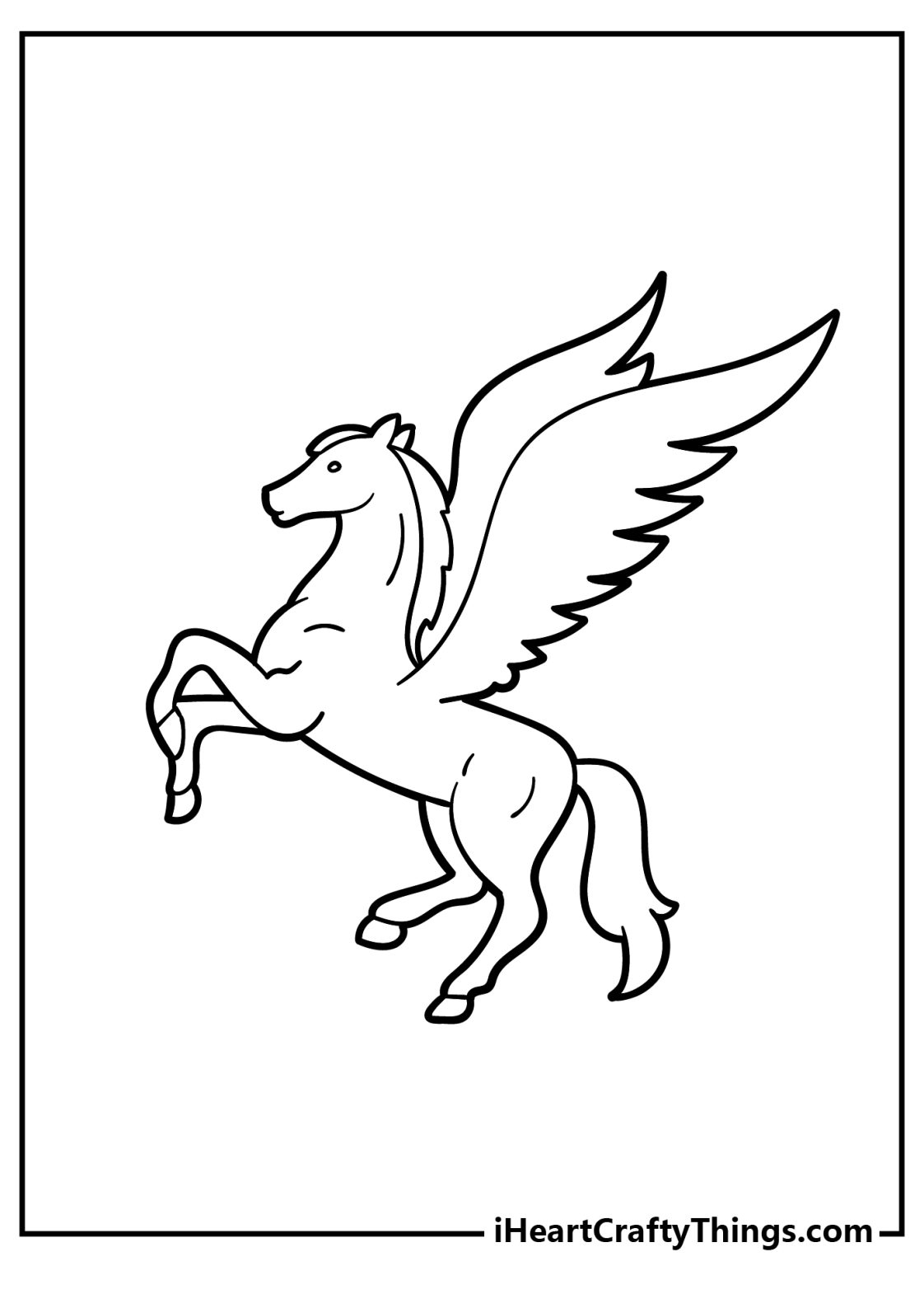 35 Pegasus Coloring Pages (100% Free Printables)
