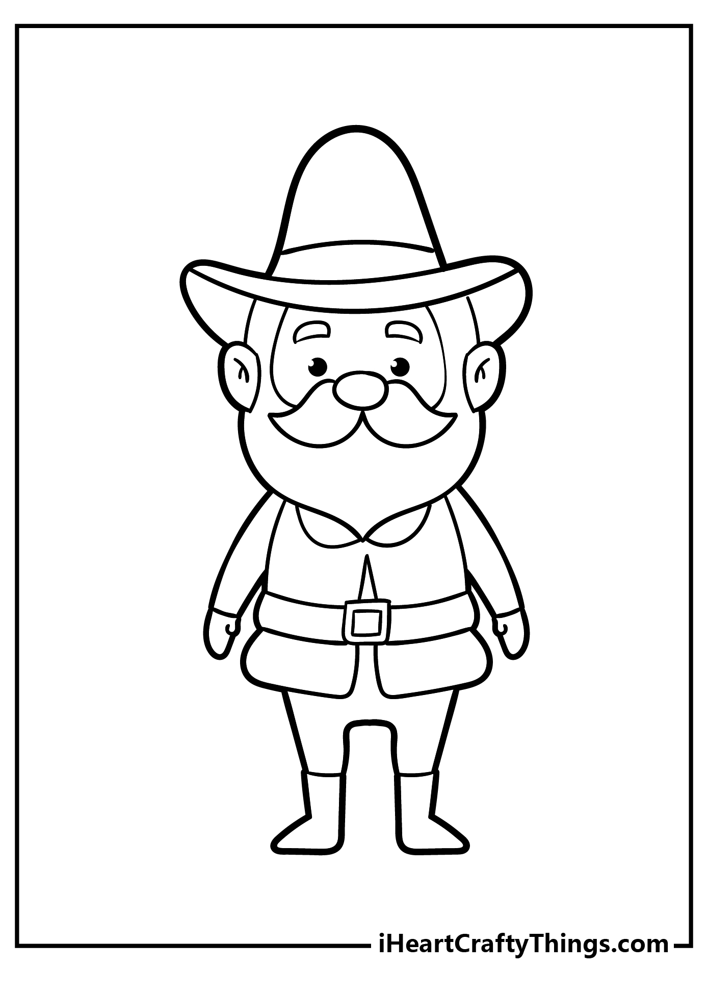 Pilgrim Coloring Pages for preschoolers free printable