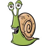 how to draw a cartoon snail image