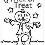 Trick Or Treat Coloring Pages free printable