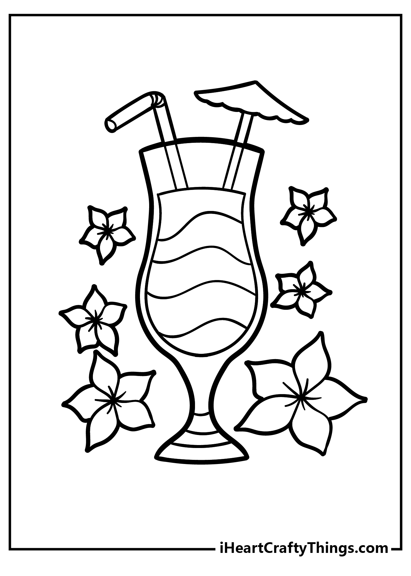 Tropical Coloring Pages free pdf download