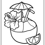Tropical Coloring Pages free printable