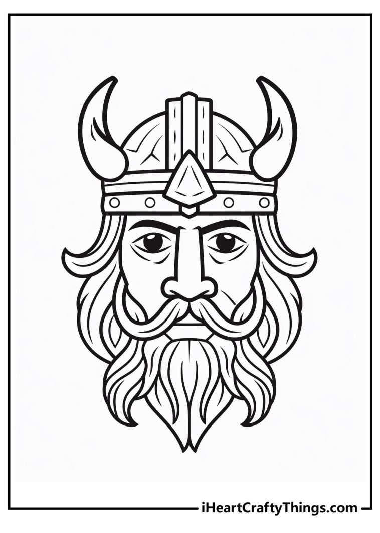 Viking Coloring Pages (100% Free Printables)