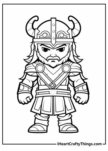 Viking Coloring Pages (100% Free Printables)