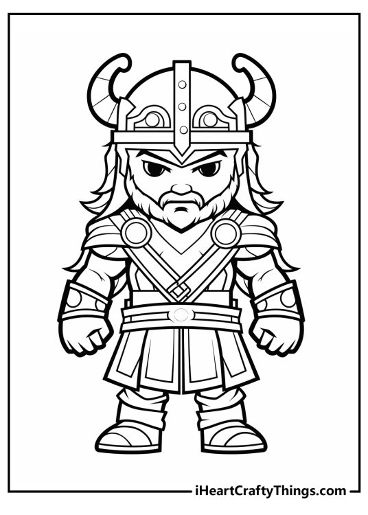 Viking coloring pages