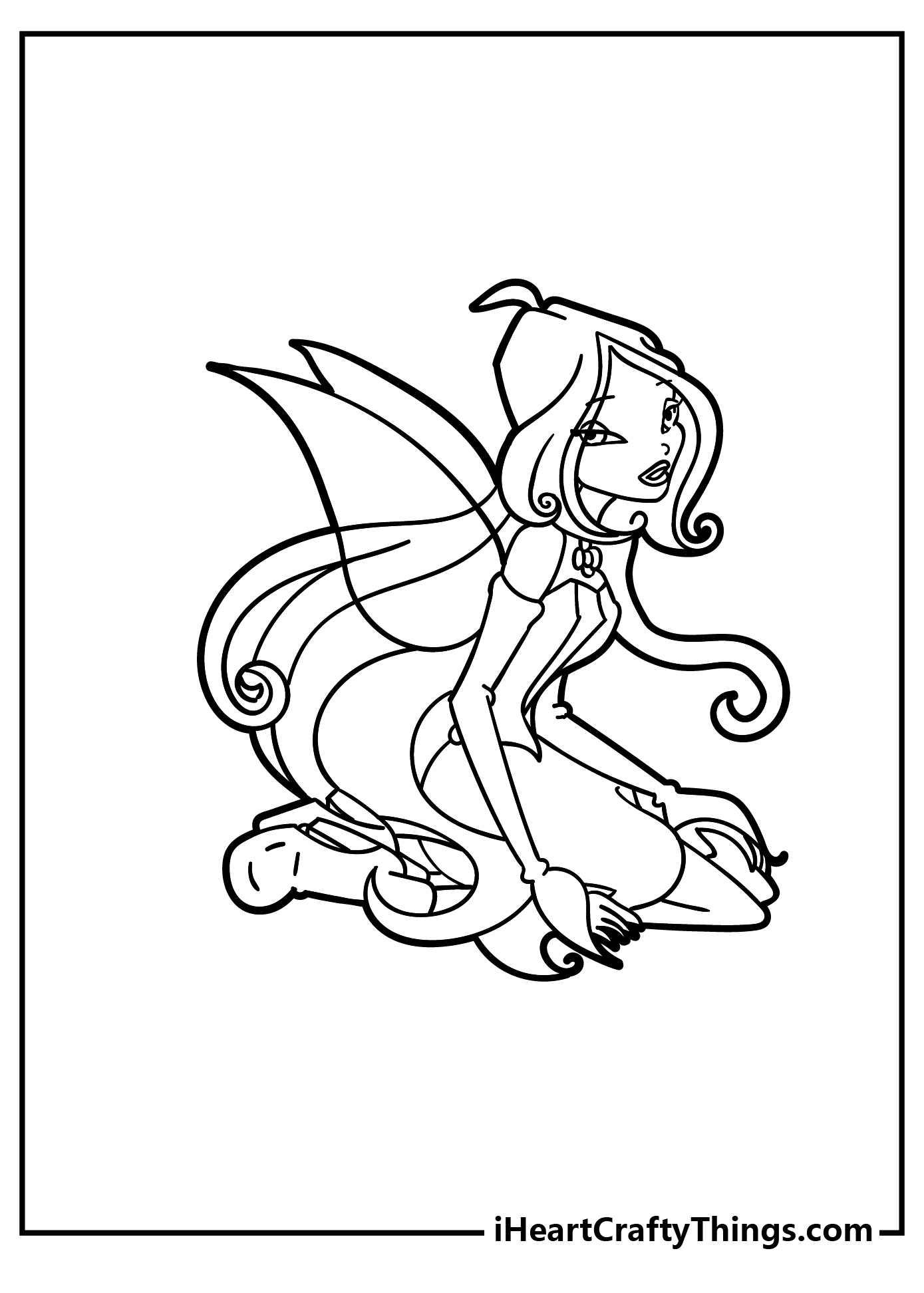 Winx Coloring Original Sheet for children free download