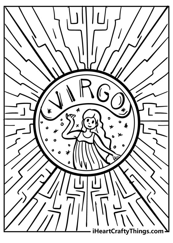 Zodiac Sign Coloring Pages (100% Free Printables)