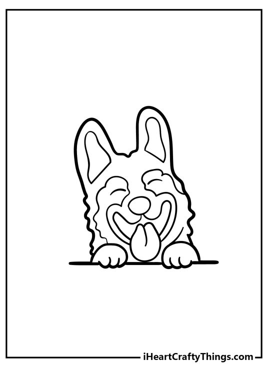 30 German Shepherd Coloring Pages