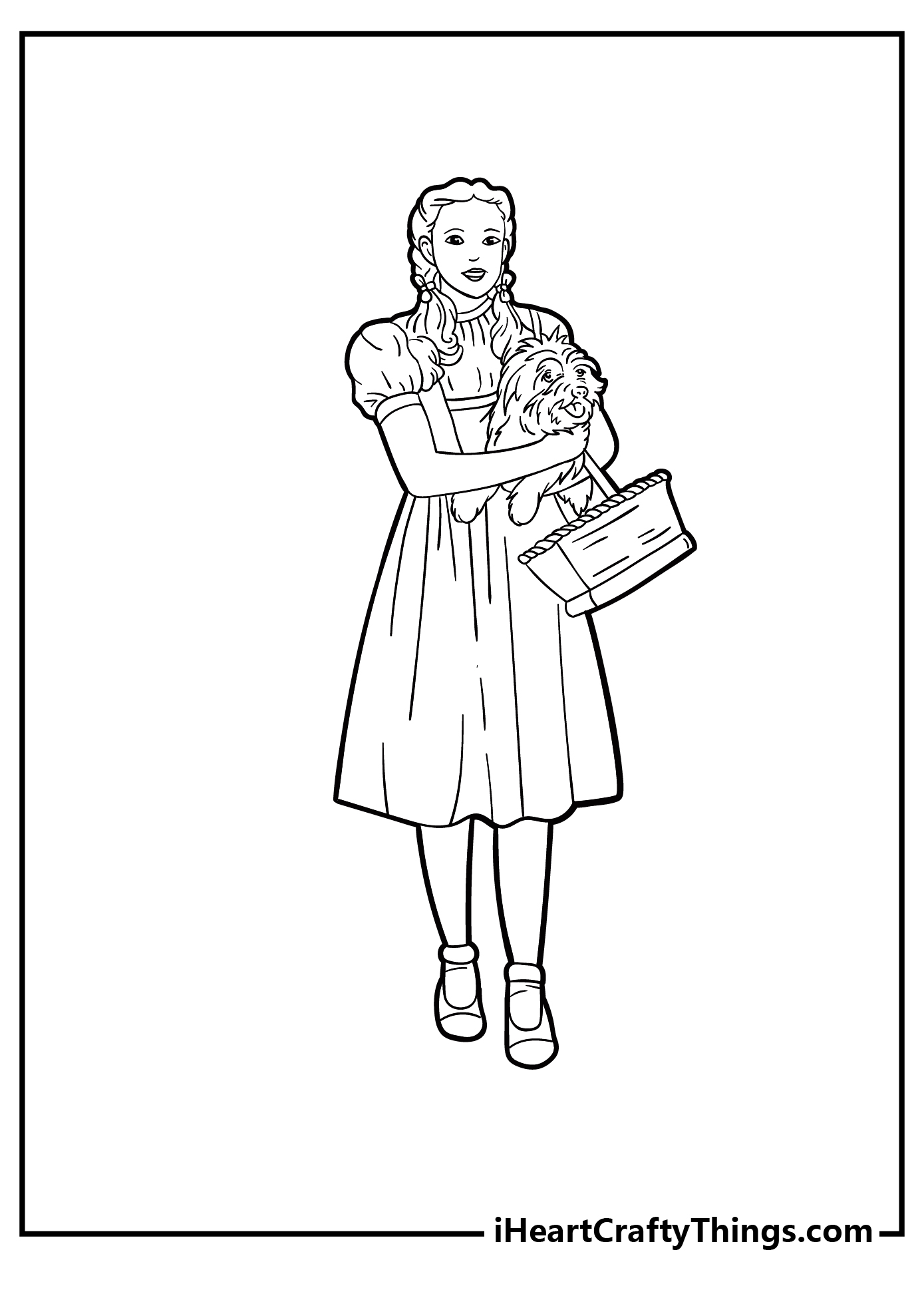 Wizard Of Oz Coloring Pages for kids free download