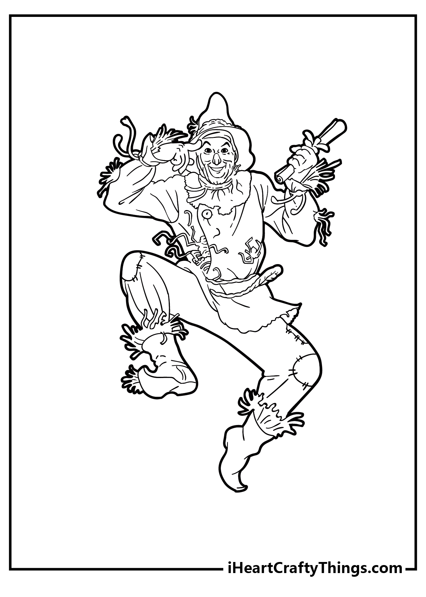 wicked witch of oz coloring pages