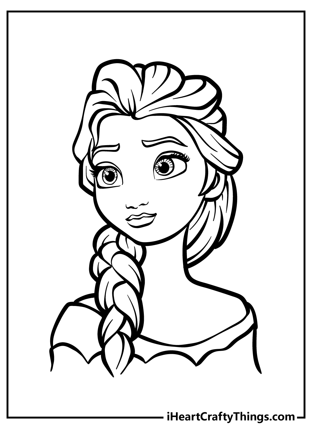 coloring pages of elsa in frozen