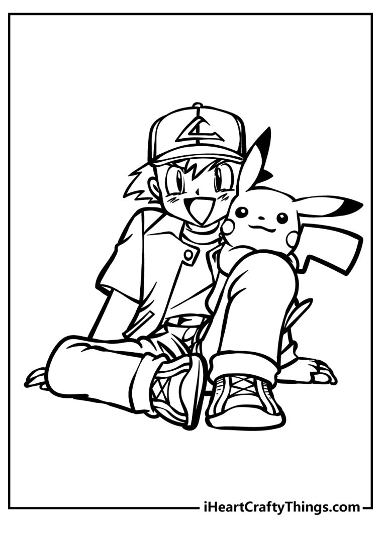 10 Fun Pokémon Drawing Coloring Pages for Artists