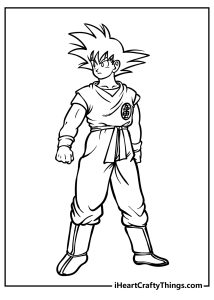 30 Dragon Ball Z Coloring Pages: Free DBZ Fans Printable PDF