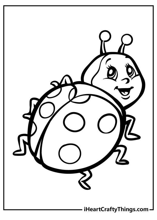 Ladybug Coloring Pages (100% Free Printables)