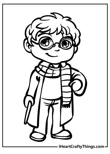 Harry Potter Coloring Pages (100% Free Printables)