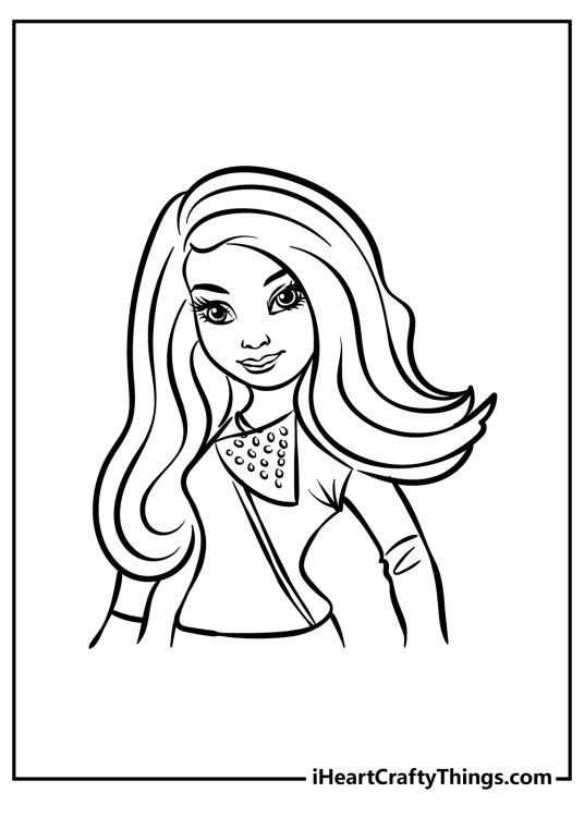 Descendants Coloring Pages (100% Free Printables)