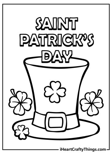 St Patricks Day Coloring Pages 2024 (100% Free Printables)