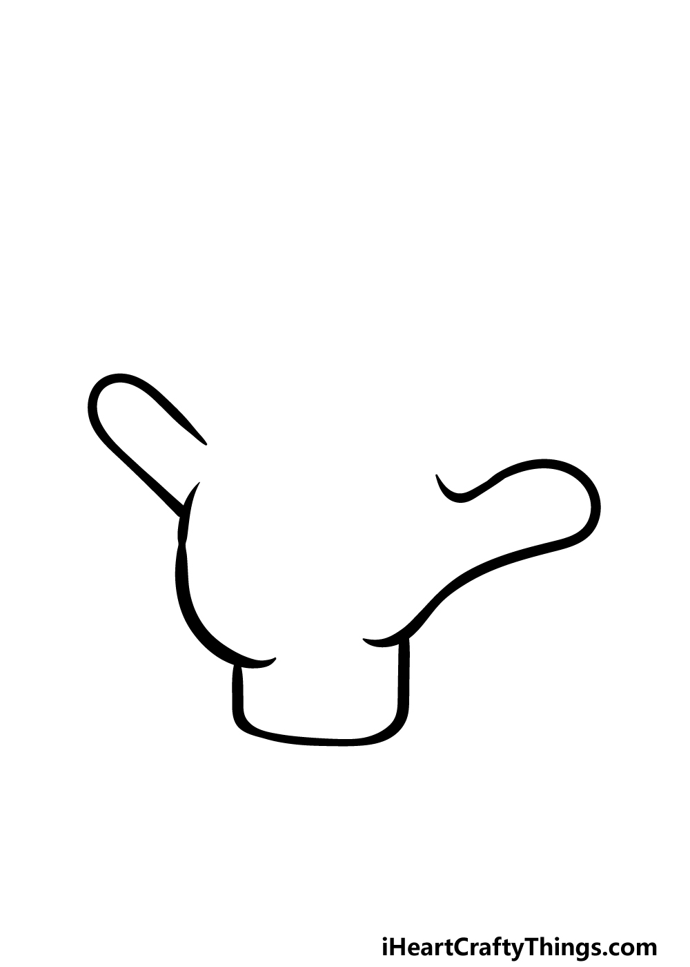 how to draw a cartoon hand step 1