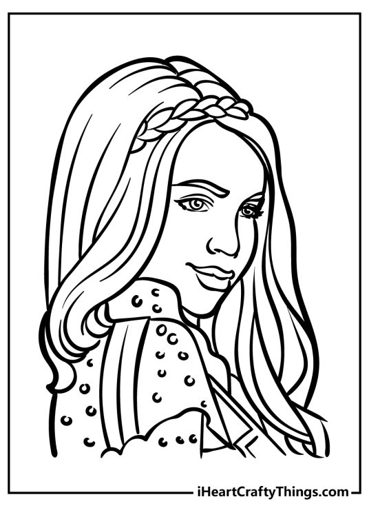 Descendants Coloring Pages