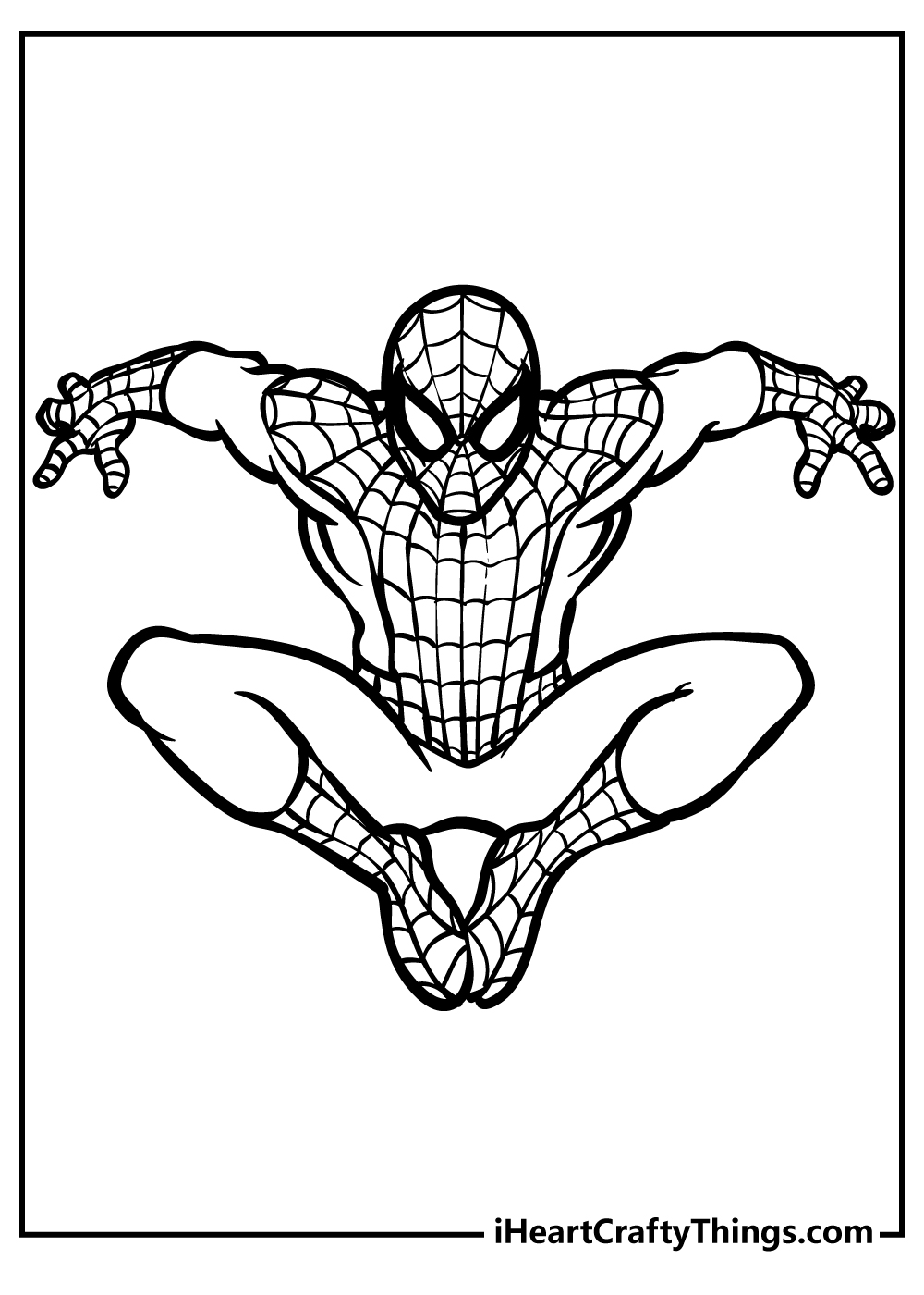 10 Easy Spiderman Coloring Pages for Young Artists