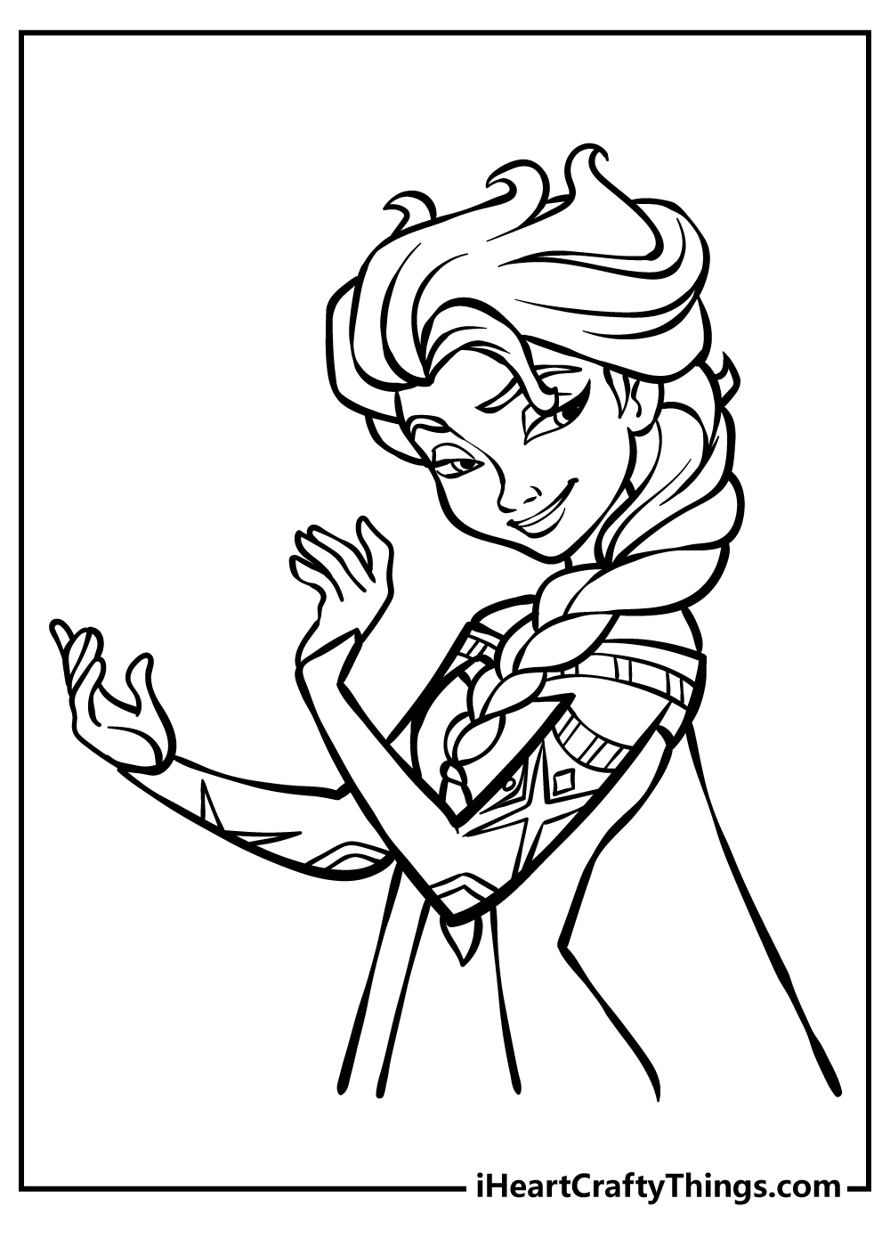 Elsa Coloring Pages for kids free download