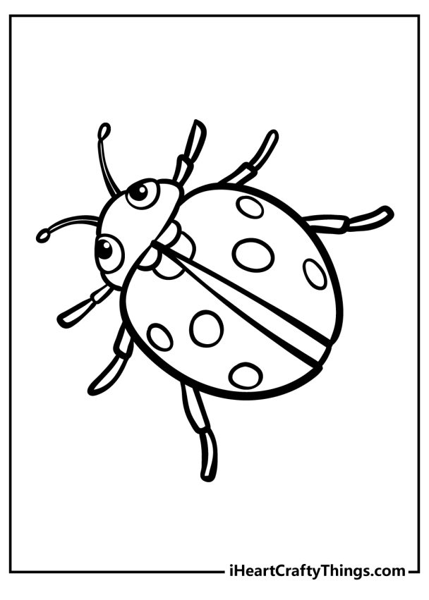 Ladybug Coloring Pages (100% Free Printables)