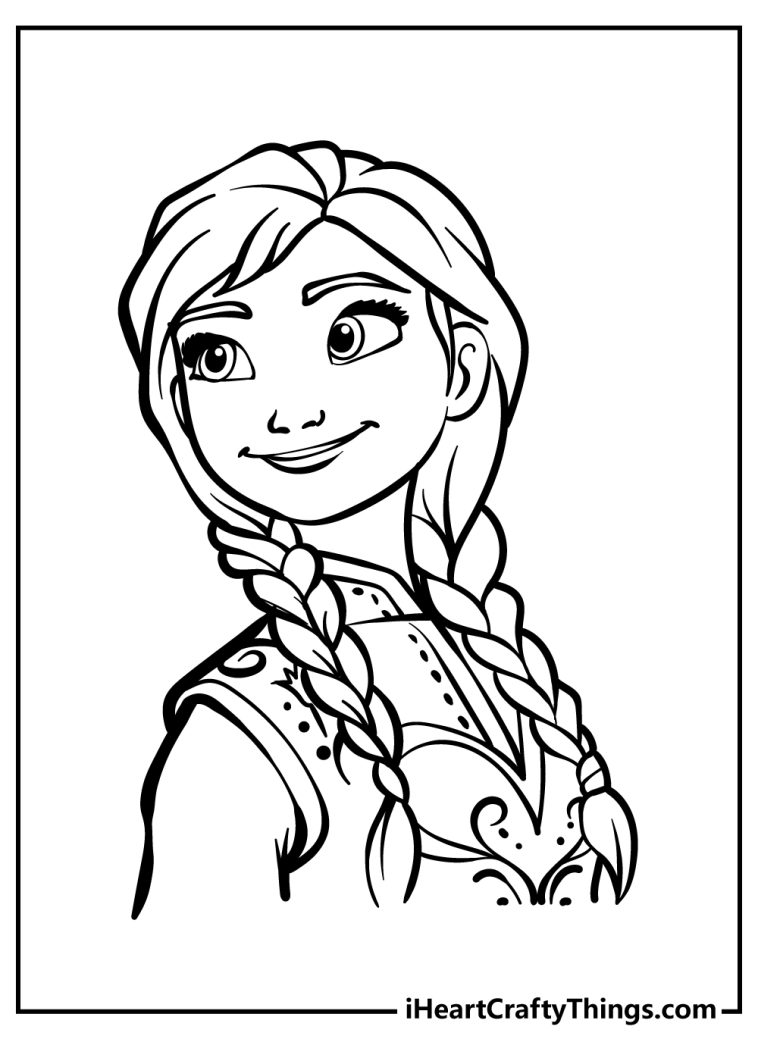 45 New Frozen Coloring Pages (& Frozen 2!) Free Printables