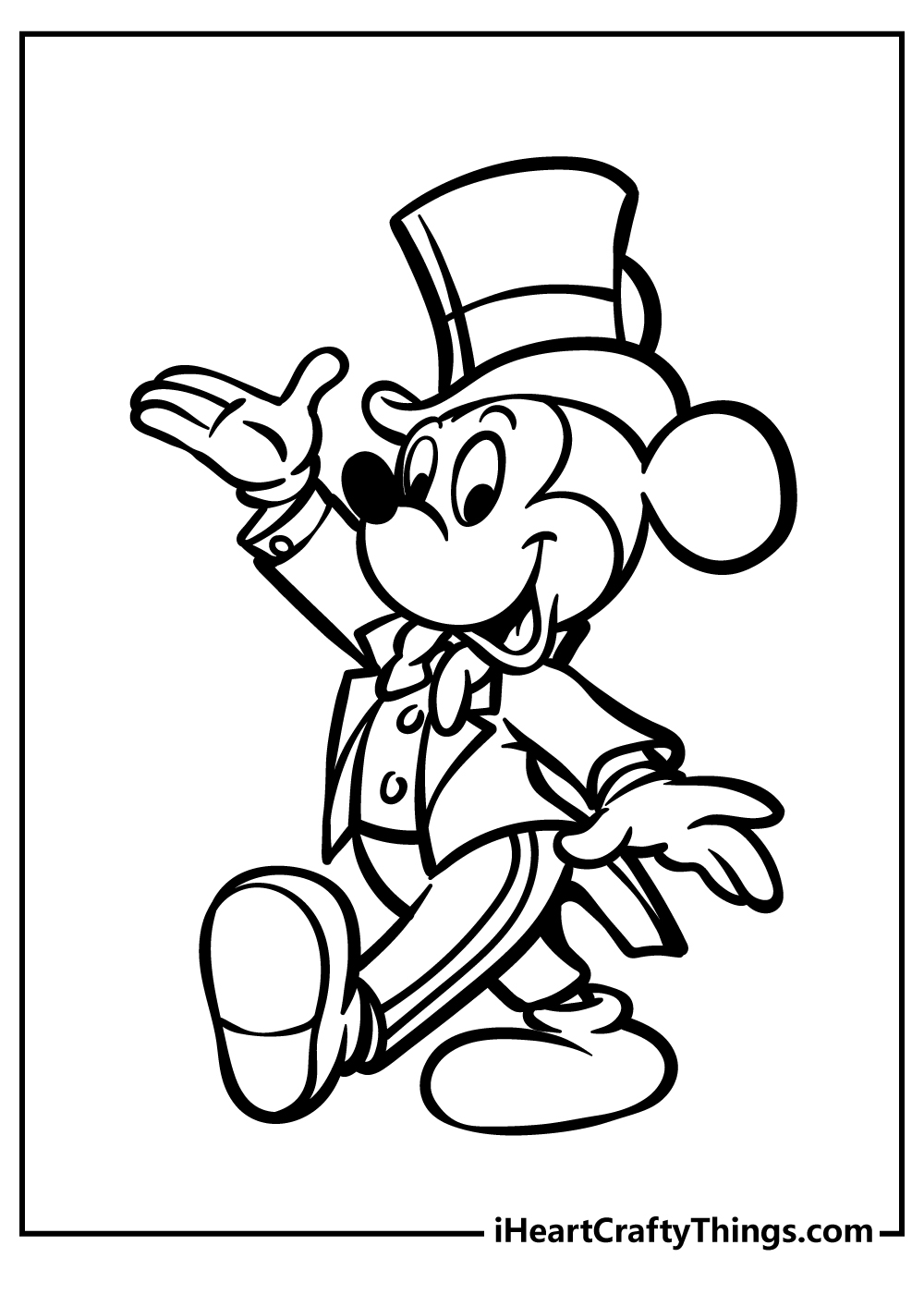 mickey mouse pictures to color and print