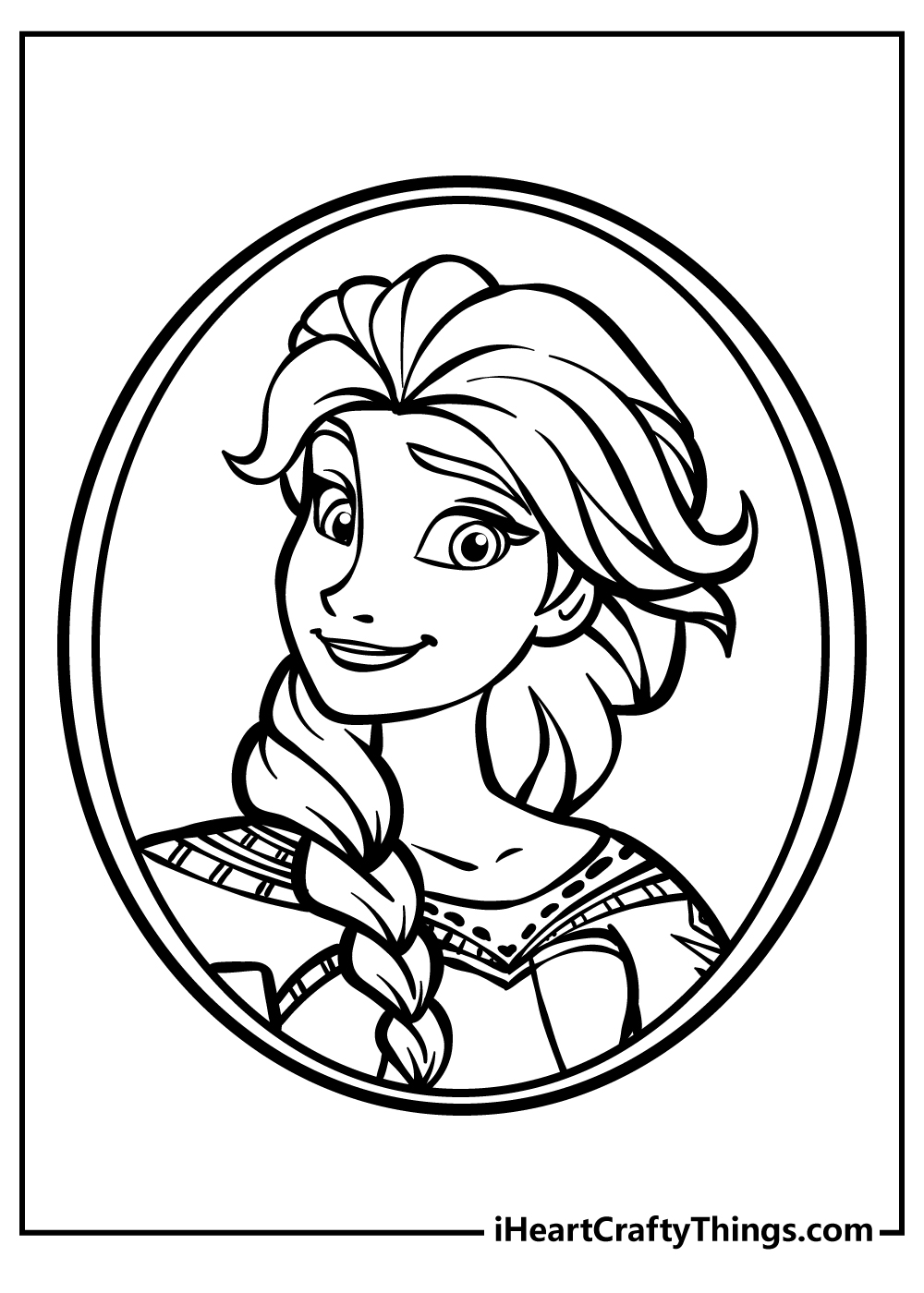 Elsa Coloring Pages for adults free printable