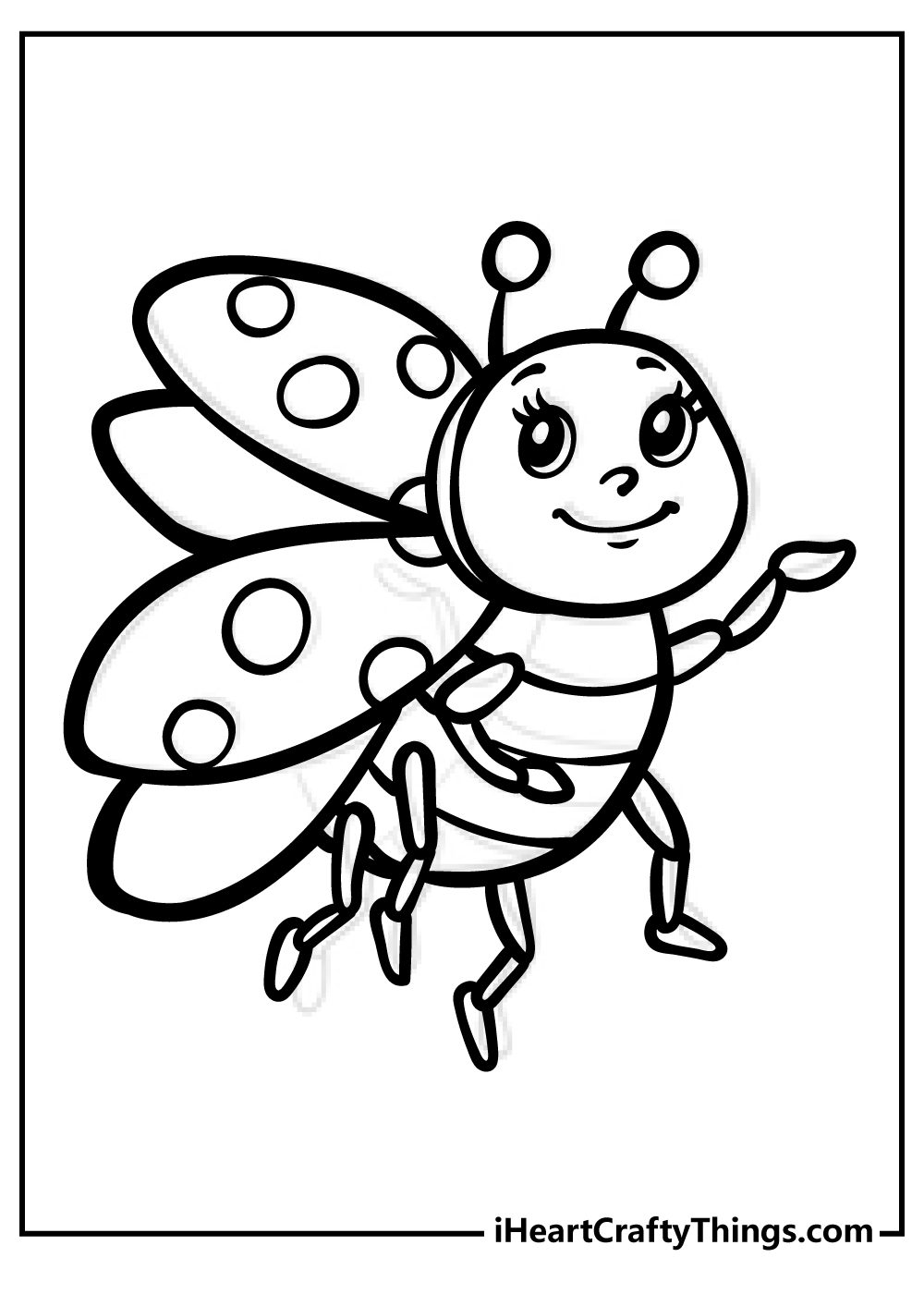 Ladybug Coloring Pages for adults free printable