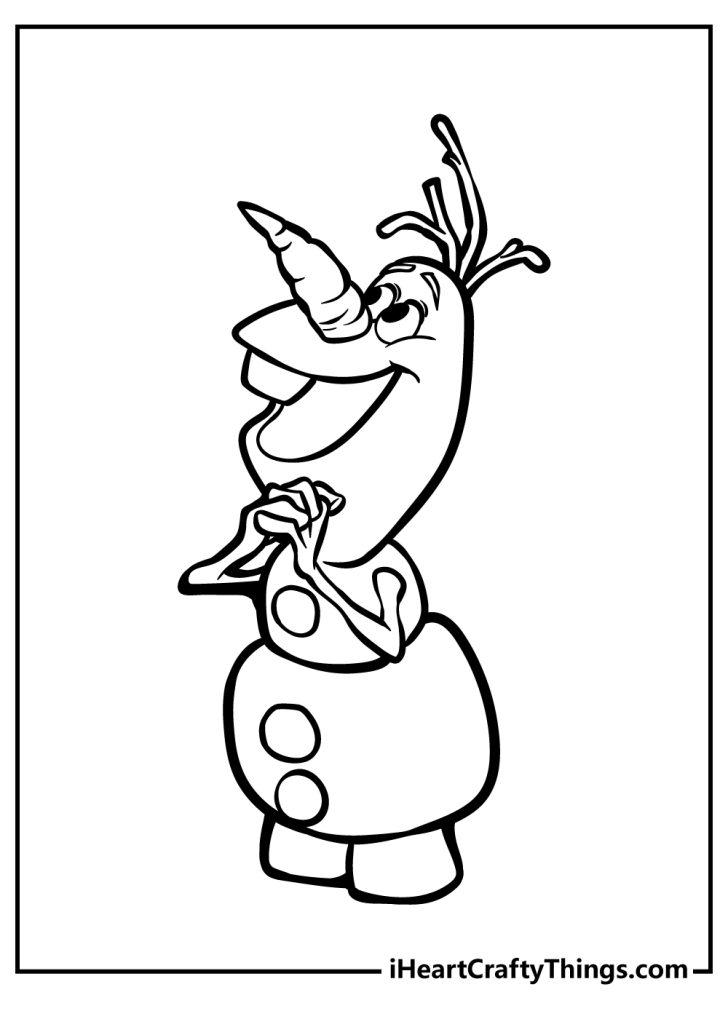 45 New Frozen Coloring Pages (& Frozen 2!) Free Printables