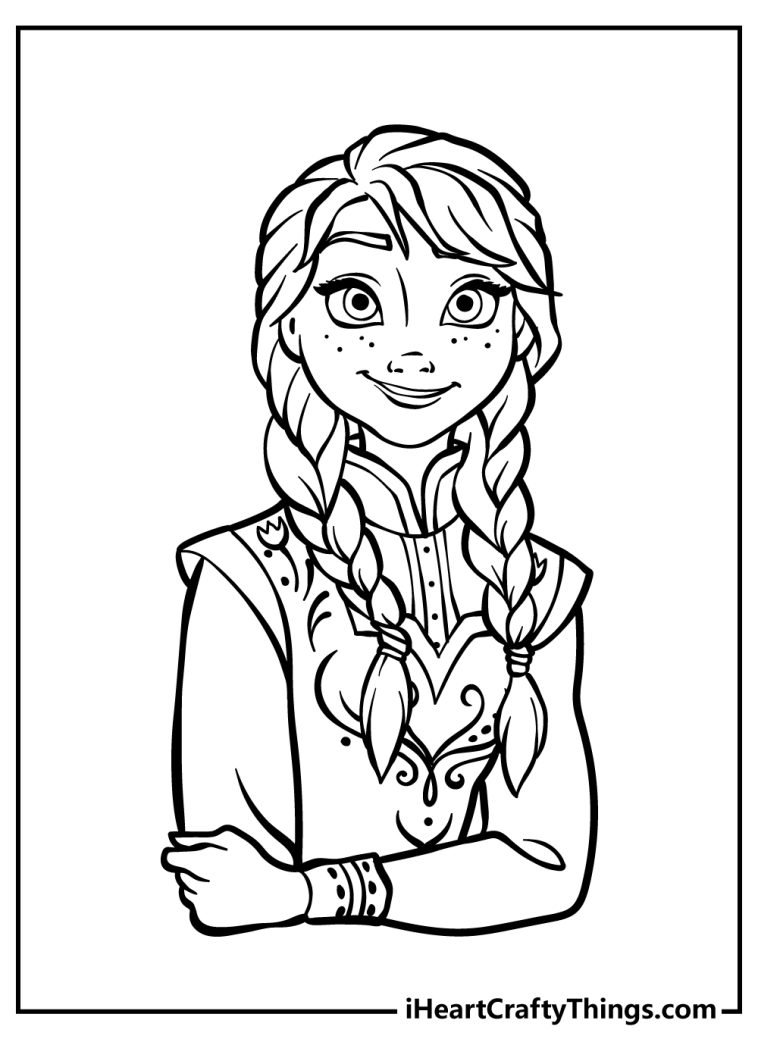 45 New Frozen Coloring Pages (& Frozen 2!) Free Printables