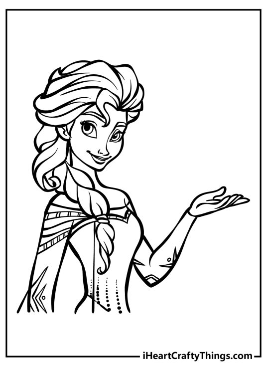 Elsa Coloring Pages (100% Free Printables)