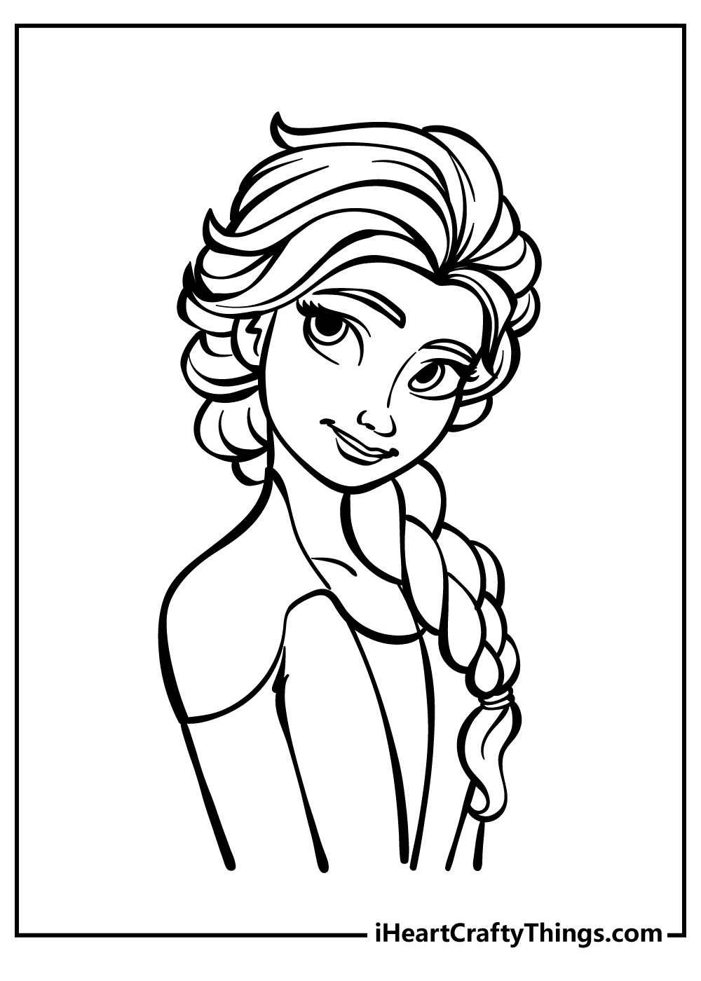 Elsa Coloring Book free printable