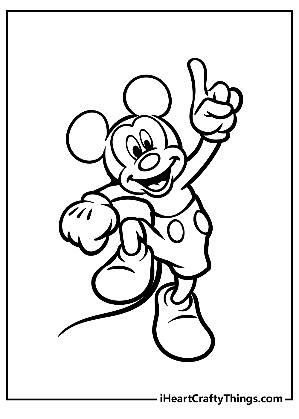 Mickey Mouse Coloring Book free printable