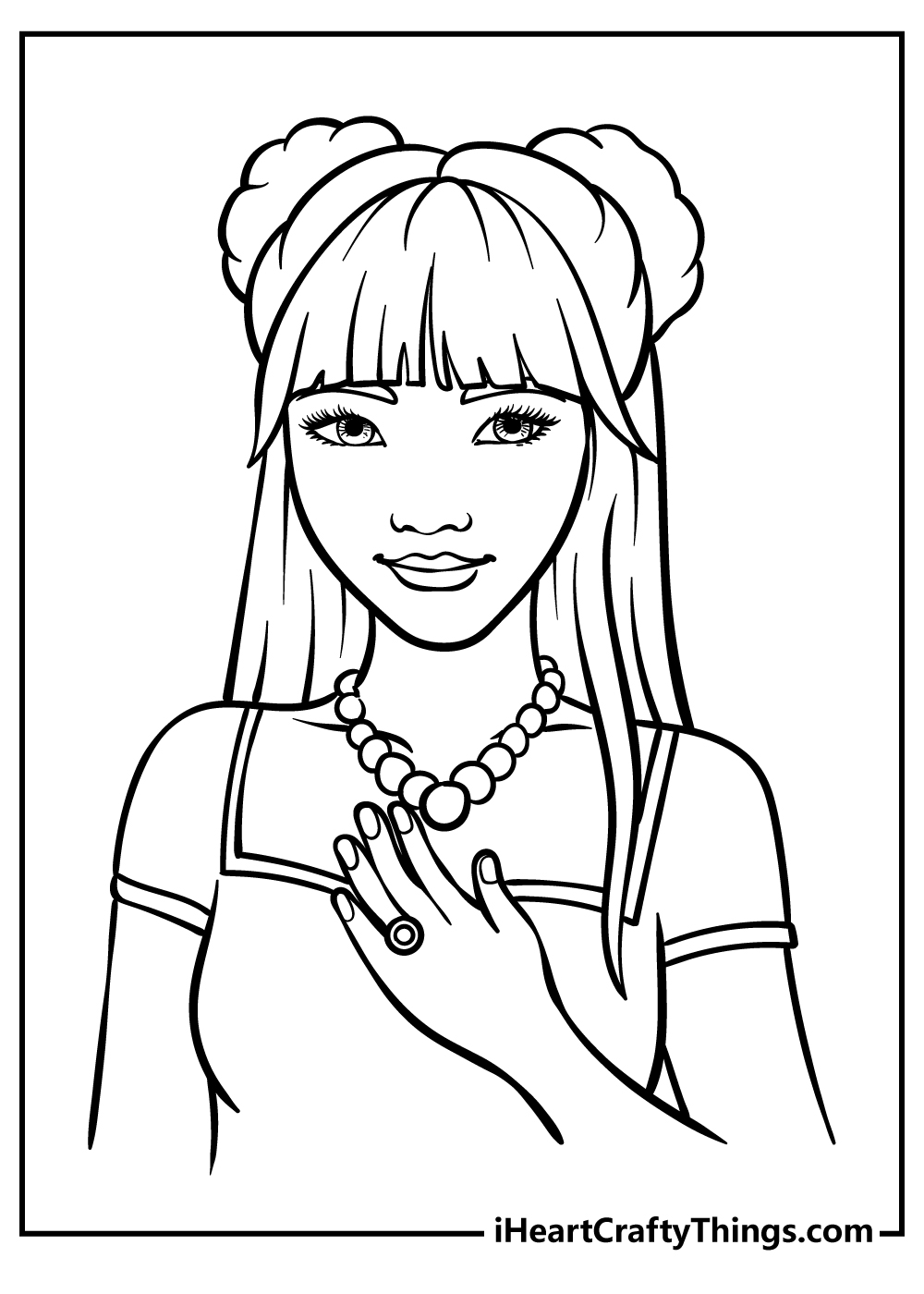 Teenage Girls Coloring Pages Printable for Free Download