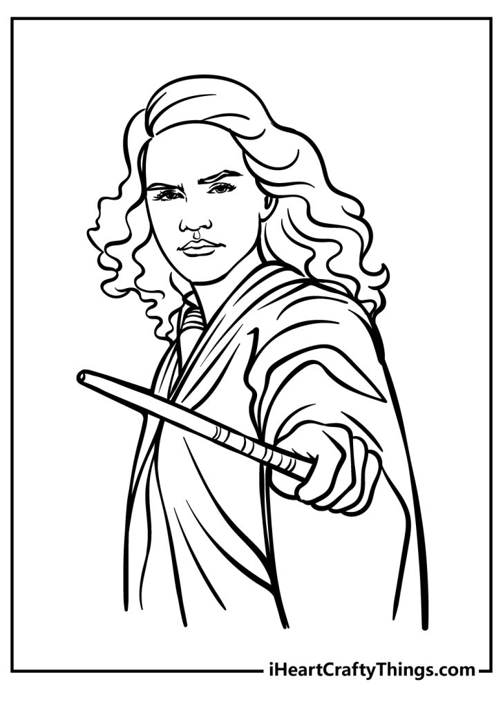40 Harry Potter Coloring Pages (100% Free Printables)