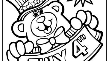 4th Of July Coloring Pages free printable