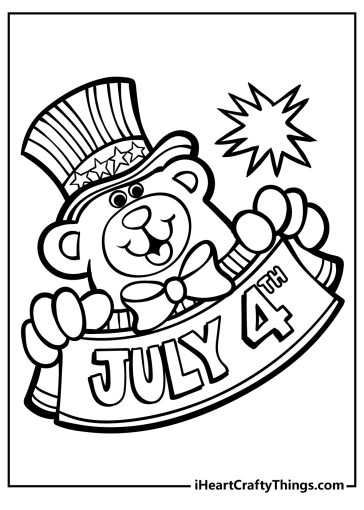 4th Of July Coloring Pages free printable