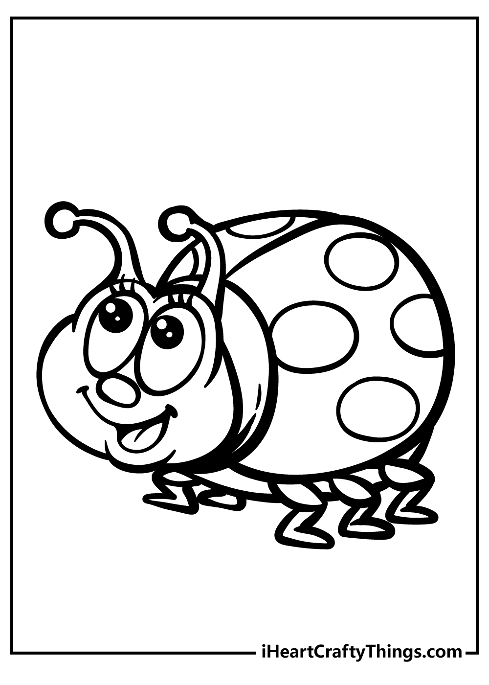 parts of an insect coloring page