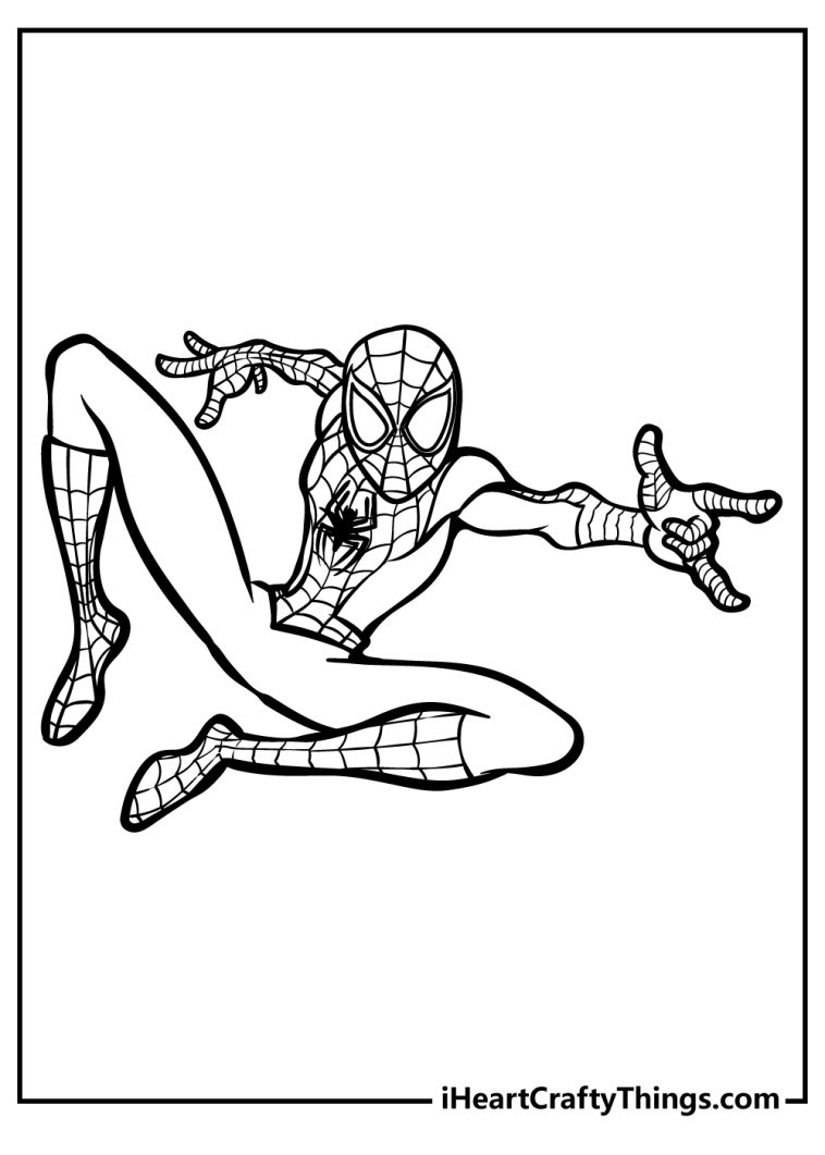 10 Exciting Spider-Man PS5 Coloring Pages to Color In