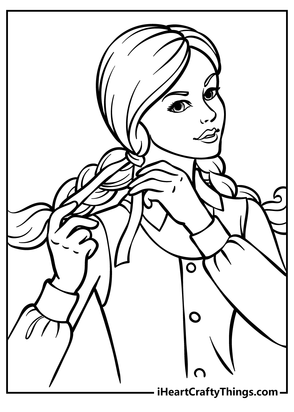 Teenage Girls Coloring Pages Printable for Free Download