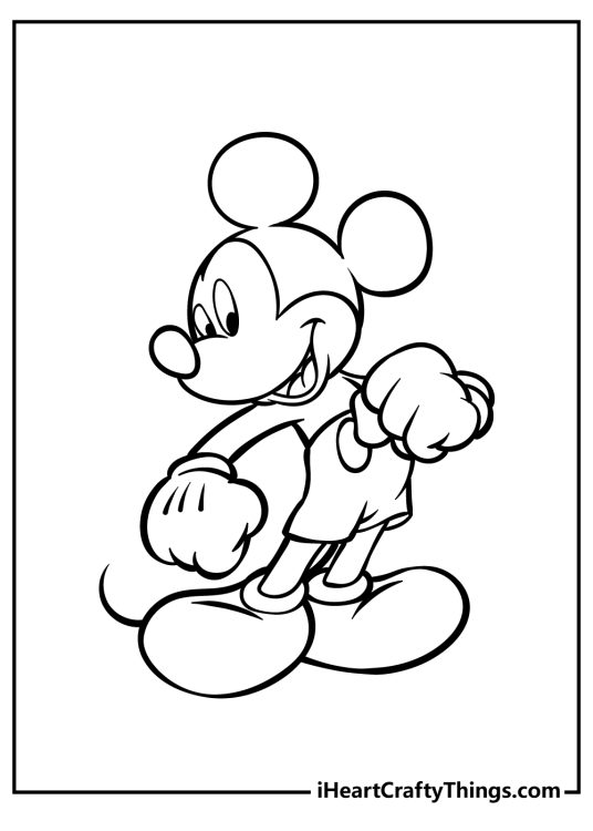 Mickey Mouse Coloring Pages (100% Free Printables)