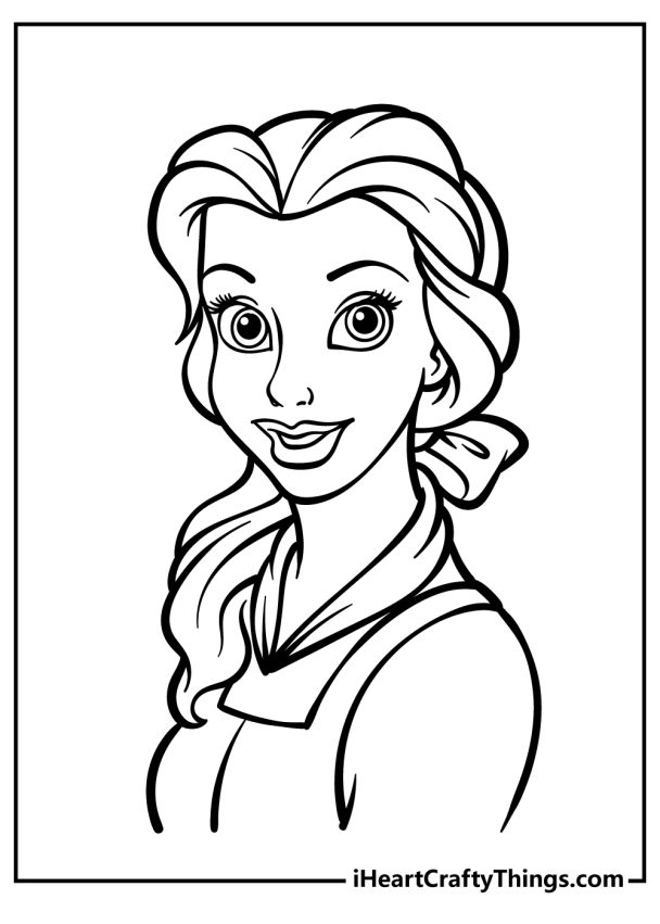 Belle Coloring Pages (100% Free Printables)