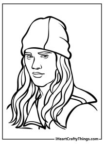 30 Descendants Coloring Pages (100% Free Printables)