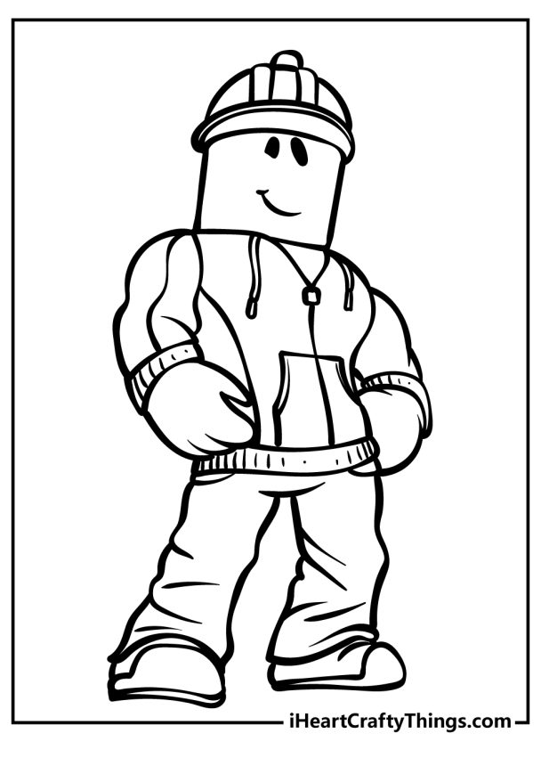 Roblox Coloring Pages (100% Free Printables)