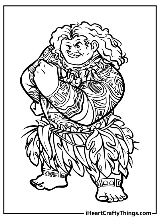 Moana Coloring Pages (100% Free Printables)