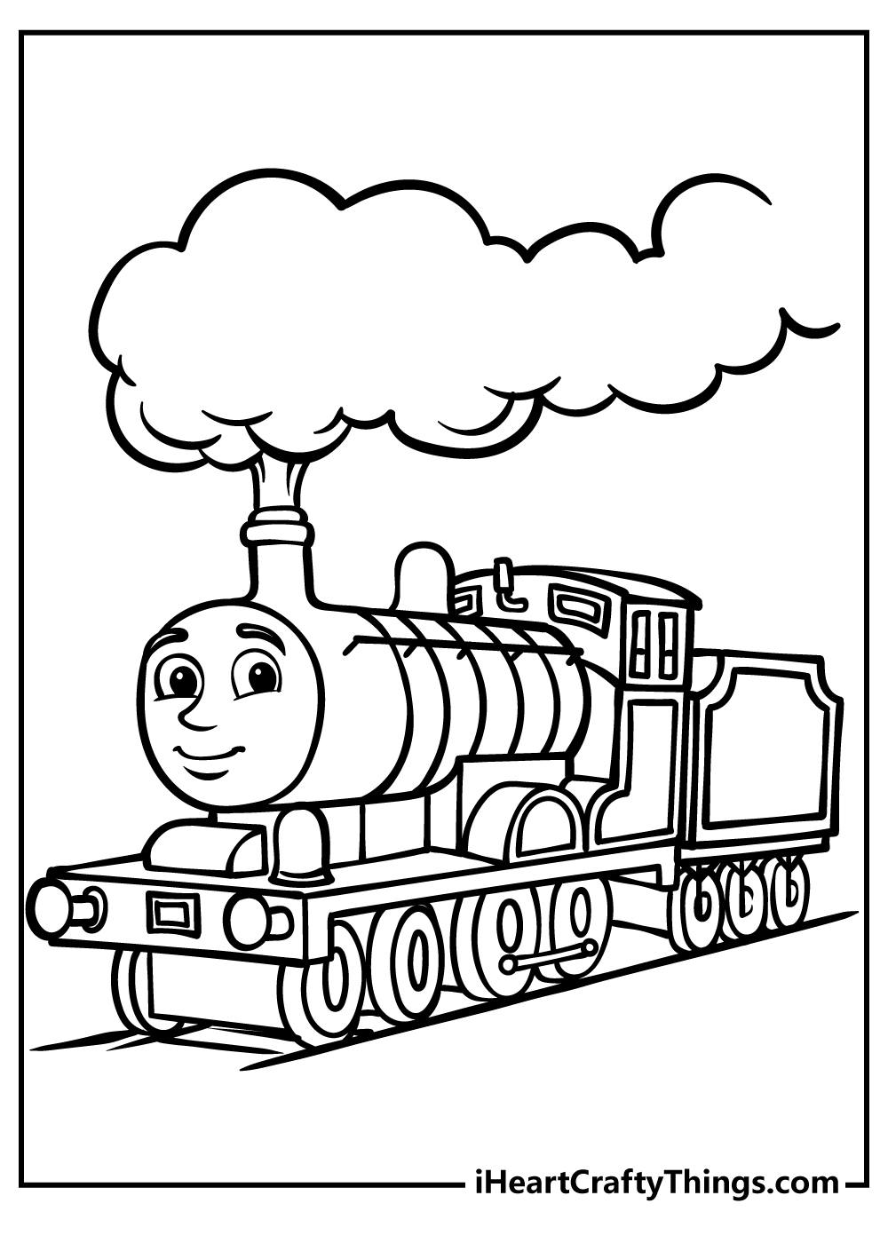 Thomas the Train coloring pages free printable