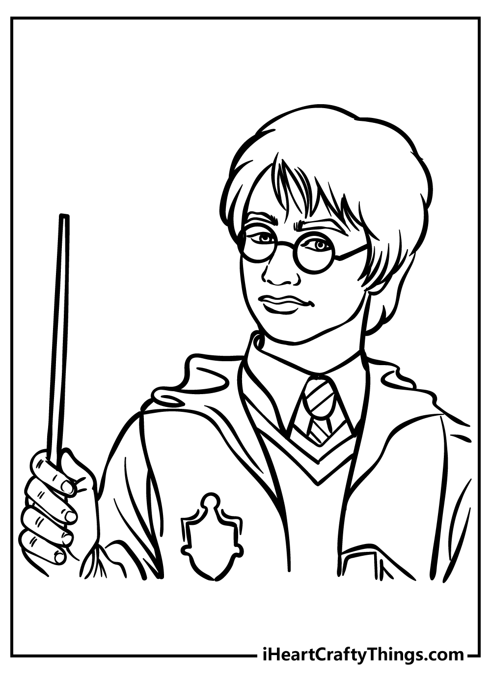 Harry Potter Coloring Pages for preschoolers free printable